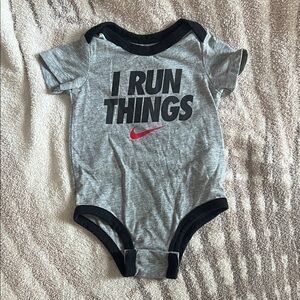 Nike I Run Things Short Sleeve Bodysuit 9m